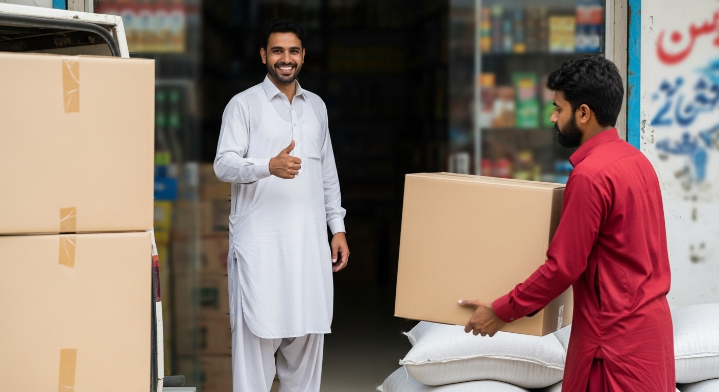 FMCG distribution warehouse in Faisalabad